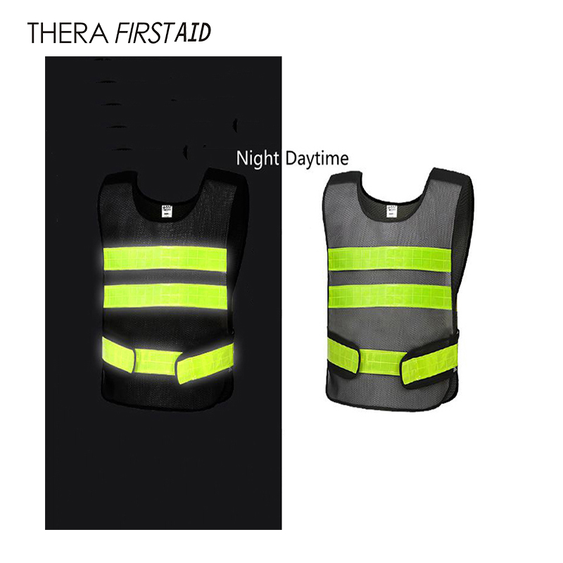 Class 3 EN471 ANSI yellow reflective safety vest
