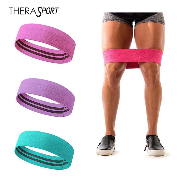 Fitness elastic resistance band hip band Buy Product on Ningbo Helwol